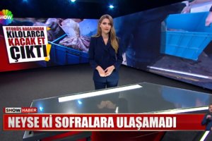 Neyse ki sofralara ulaşamadı! 