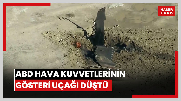 ABD Hava Kuvvetlerinin gösteri uçağı düştü