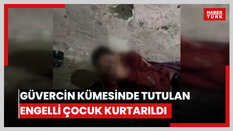 Ankara'da güvercin kümesinde tutulan engelli çocuk kurtarıldı