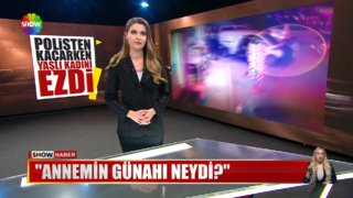 Ekiplerden kaçarken kadını ezdi! 