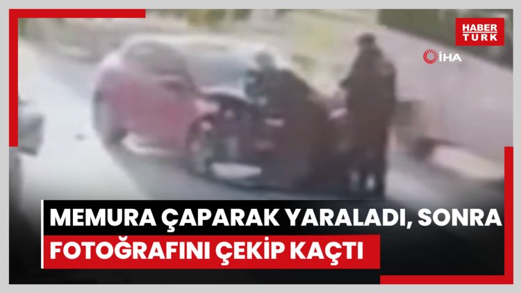 Önce polis memuruna çaparak yaraladı, sonra fotoğrafını çekip kayıplara karıştı