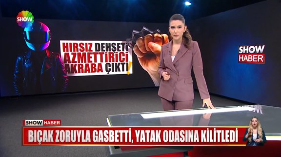 Pazardan dönünce hırsızla karşılaştı! 