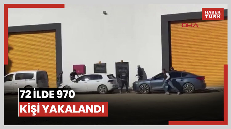 72 ilde uyuşturucu satıcılarına yönelik operasyonlarda 970 şüpheli yakalandı