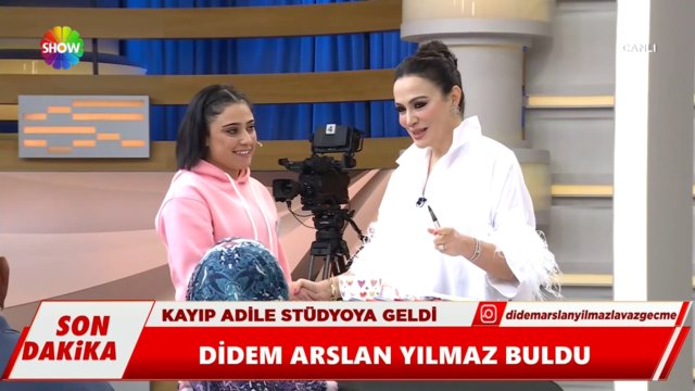 Kayıp Adile stüdyoya geldi!
