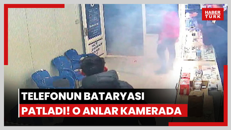 Telefonun bataryası patladı