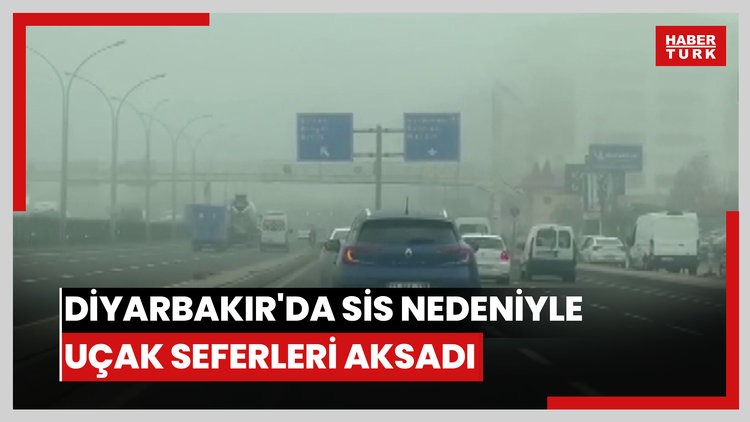 Diyarbakır'da sis nedeniyle uçak seferleri aksadı