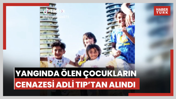 Pendik'te yangında ölen çocukların cenazesi Adli Tıp Kurumu'ndan alındı