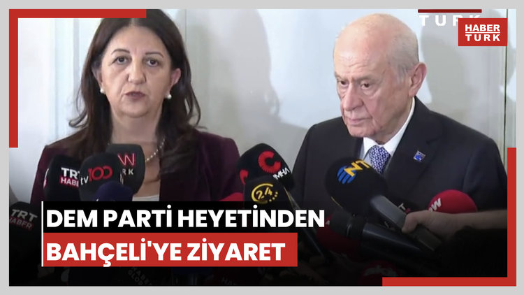 DEM Parti heyetinden Bahçeli'ye ziyaret