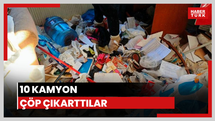 10 kamyon çöp çıkarttılar