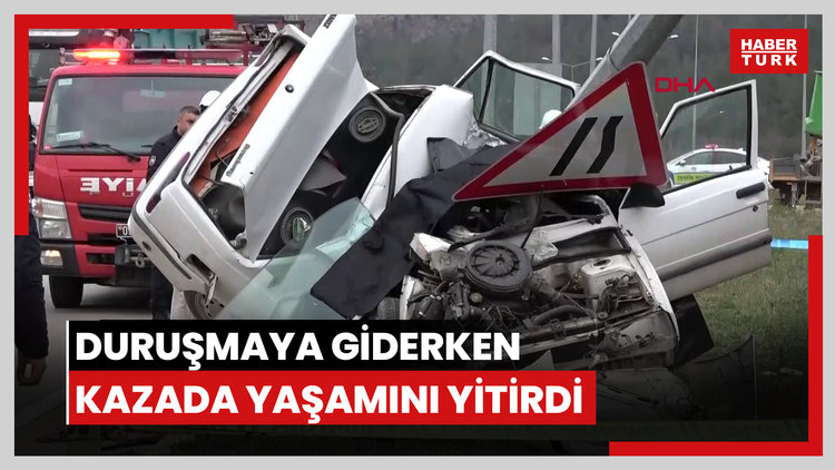 Amasya- Avukat, duruşmaya giderken kazada yaşamını yitirdi