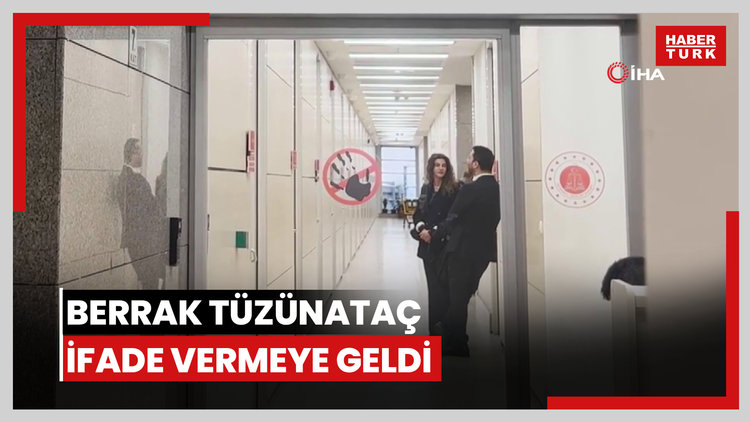 Ünlülere yönelik uyuşturucu soruşturması kapsamında oyuncu Berrak Tüzünataç ifade vermeye geldi