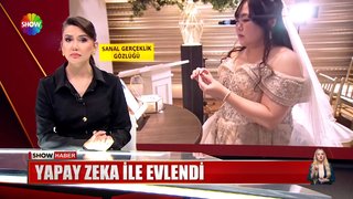 Yapay zeka ile evlendi!