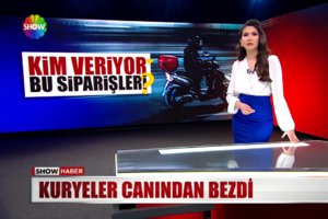 Kuryeler canından bezdi!