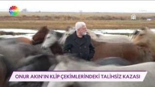 Onur Akın'ın talihsiz kazası!