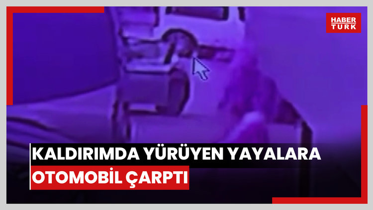 Başakşehir'de kaldırımda yürüyen yayalara otomobil çarptı