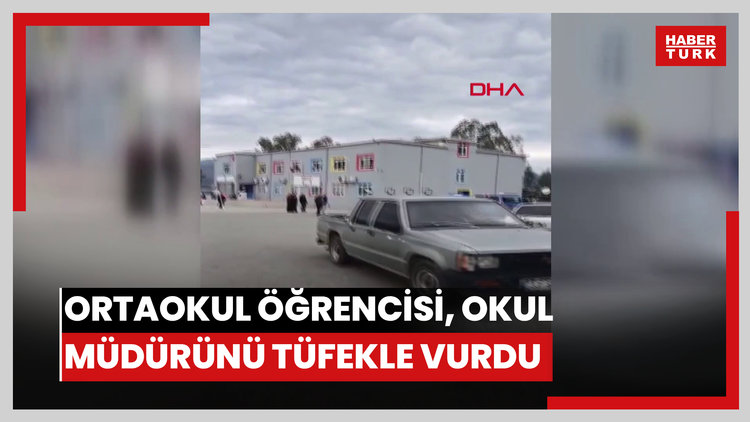 Ortaokul öğrencisi, okul müdürünü tüfekle vurdu