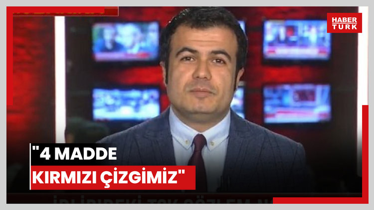 "4 madde kırmızı çizgimiz"