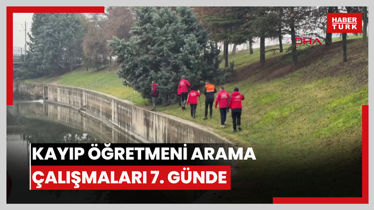 Eskişehir'de kayıp öğretmeni arama çalışmalarında 7'nci gün
