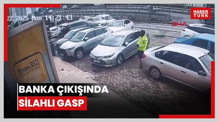 Başakşehir'de ödedikleri borcu banka çıkışında silah zoruyla geri aldılar