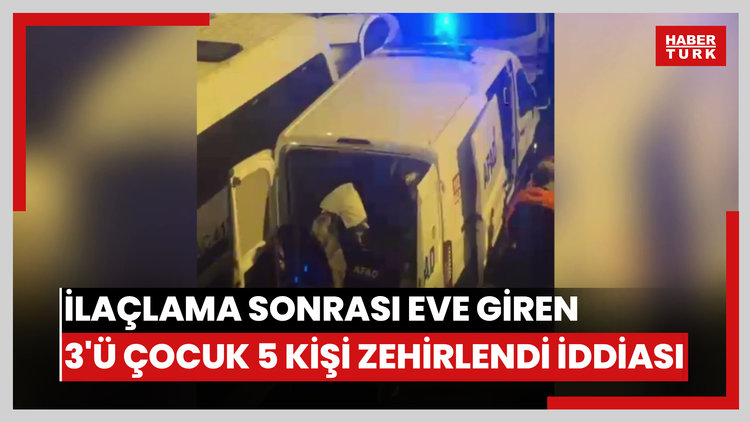 Beyoğlu'nda ilaçlama sonrası eve giren 3'ü çocuk 5 kişi zehirlendi iddiası; AFAD inceleme yaptı