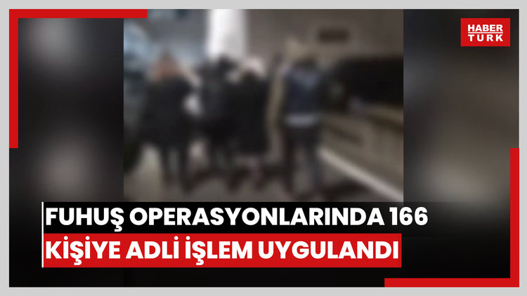 Samsun'da fuhuş operasyonlarında 166 kişiye adli işlem uygulandı