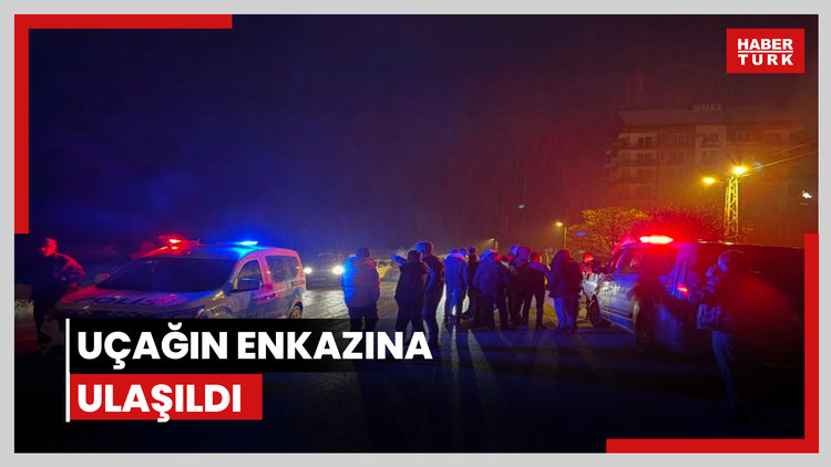 Uçağın enkazına ulaşıldı