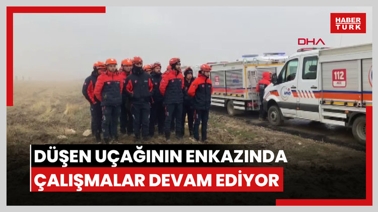 Libya Genelkurmay Başkanı'nın düşen uçağının enkazında çalışmalar devam ediyor