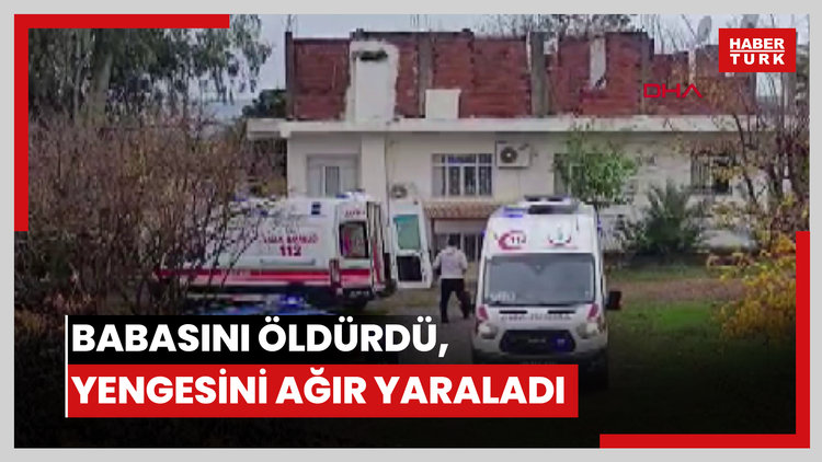 Tartıştığı babasını tabancayla öldürüp, yengesini ağır yaraladı