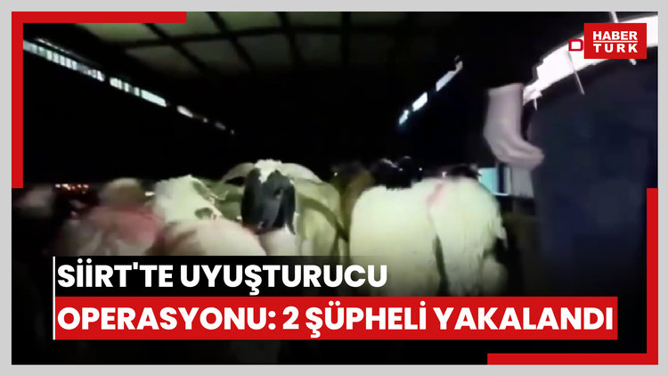 Siirt'te uyuşturucu operasyonu: 2 şüpheli yakalandı