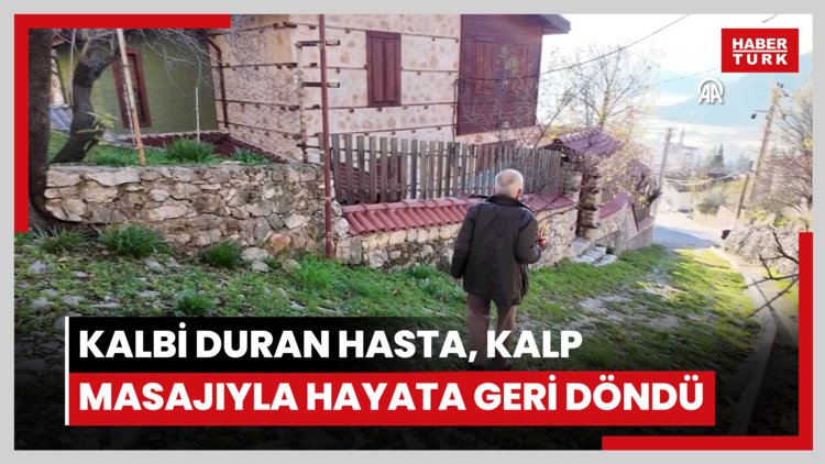 Kalbi 4 dakika duran 85 yaşındaki hasta, kalp masajıyla hayata döndürüldü