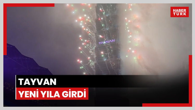 Tayvan yeni yıla havai fişek gösterileriyle girdi