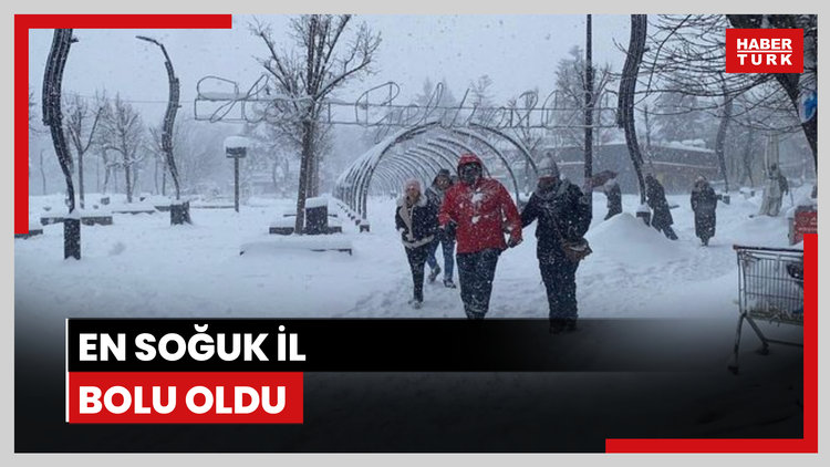 Türkiye'nin en soğuk ili Bolu oldu