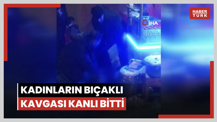 Kadınların bıçaklı kavgası kanlı bitti