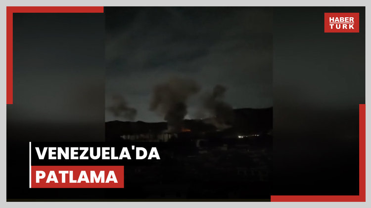 Venezuela'da patlama sesleri: Başkent Caracas'tan dumanlar yükseliyor