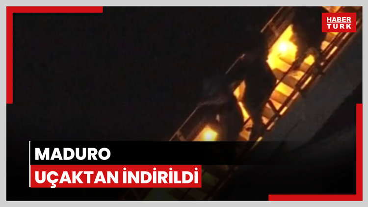 Maduro uçaktan indirildi