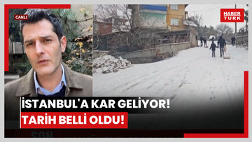 İstanbul'a kar geliyor! Tarih belli oldu!