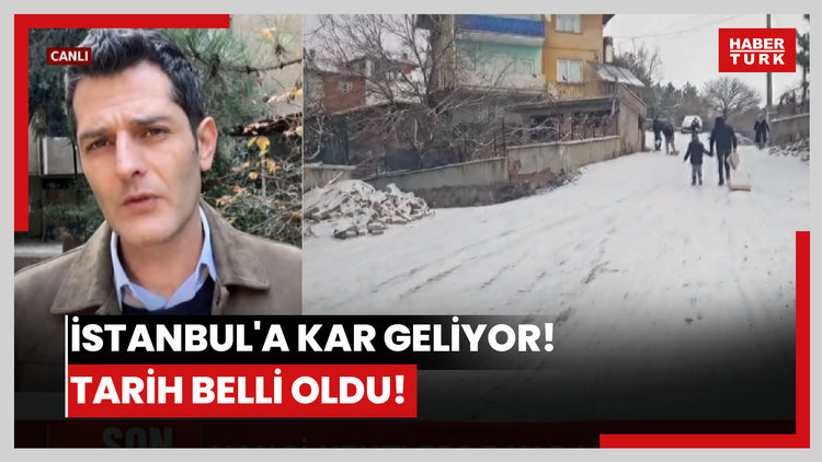 İstanbul'a kar geliyor! Tarih belli oldu!