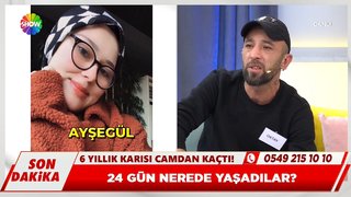 Kaçak Ayşegül canlı yayında! 