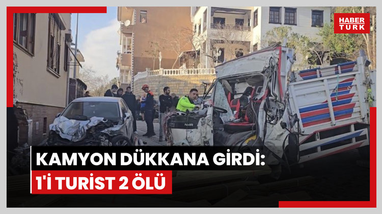 Beykoz'da kamyon dükkana girdi: 1'i turist 2 ölü