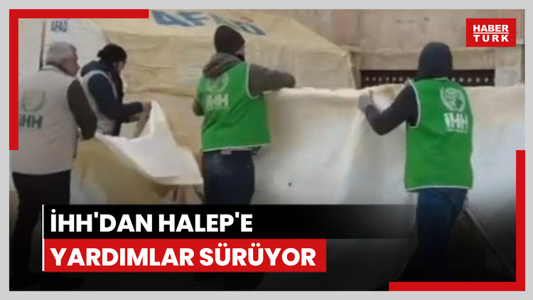İHH'dan Halep'e yardımlar devam ediyor