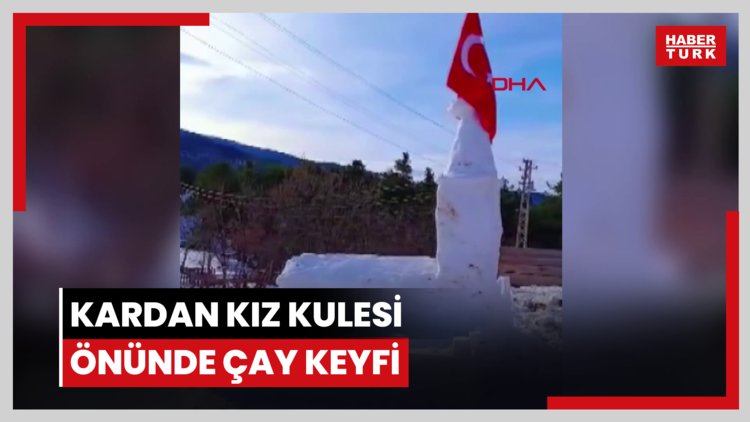 Bakan Ersoy, kardan 'Kız Kulesi' yapan çocukları İstanbul'da ağırladı