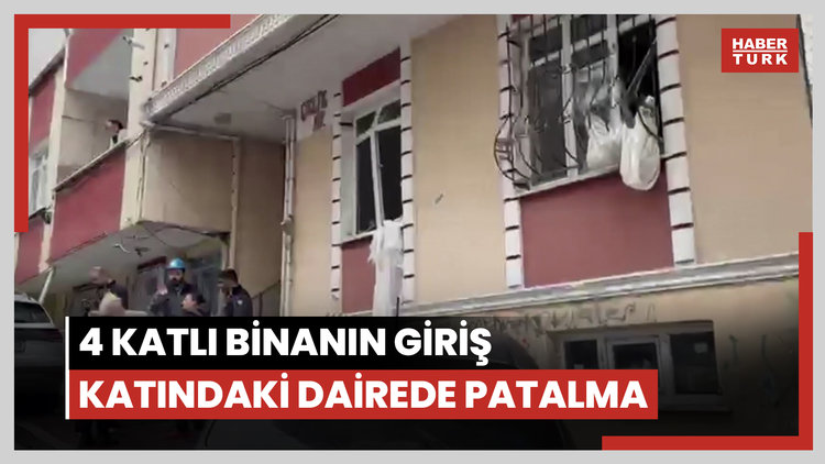 Esenyurt'ta 4 katlı binanın giriş katındaki dairede patalma