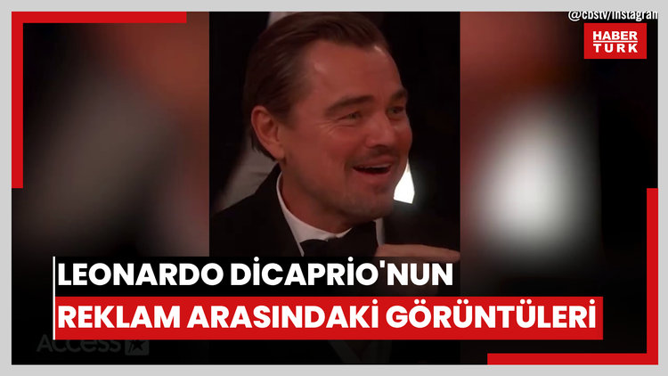Leonardo DiCaprio'nun reklam arasındaki görüntüleri