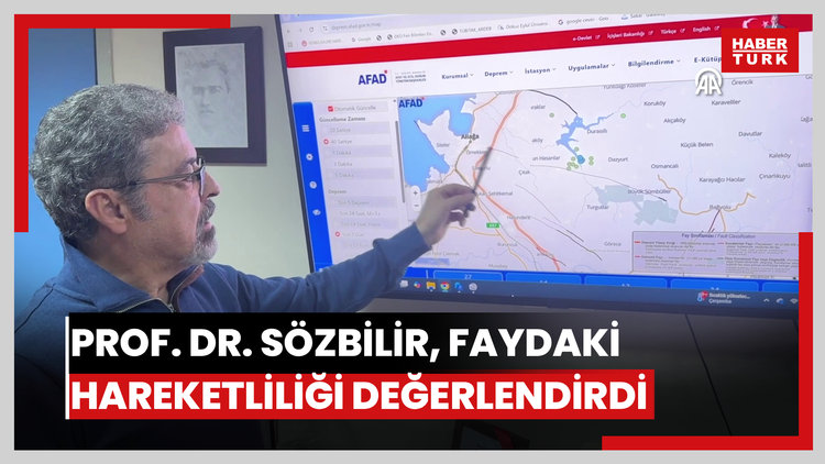 Prof. Dr. Sözbilir, Güzelhisar Fayındaki hareketliliği değerlendirdi