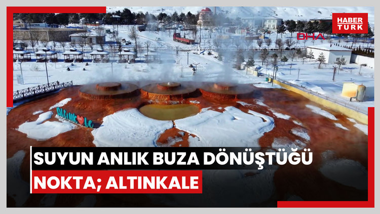 45 derecelik suyun anlık buza dönüştüğü nokta; Altınkale