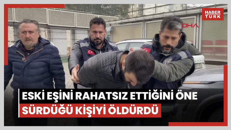Eski eşini rahatsız ettiğini öne sürdüğü kişiyi bıçaklayarak öldürdü
