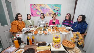 Yelda Büyükçolpan’ın evine konuk olundu. 