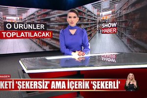 Etiketi şekersiz ama içerik şekerli!