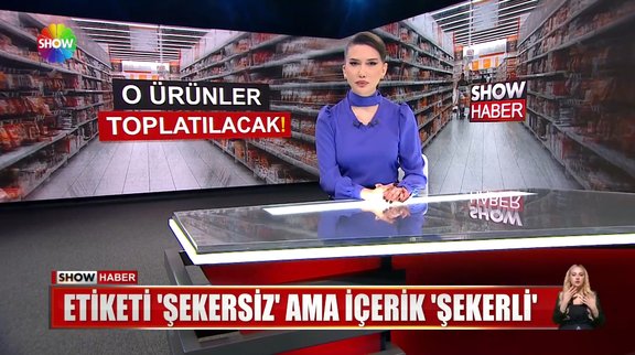 Etiketi şekersiz ama içerik şekerli!