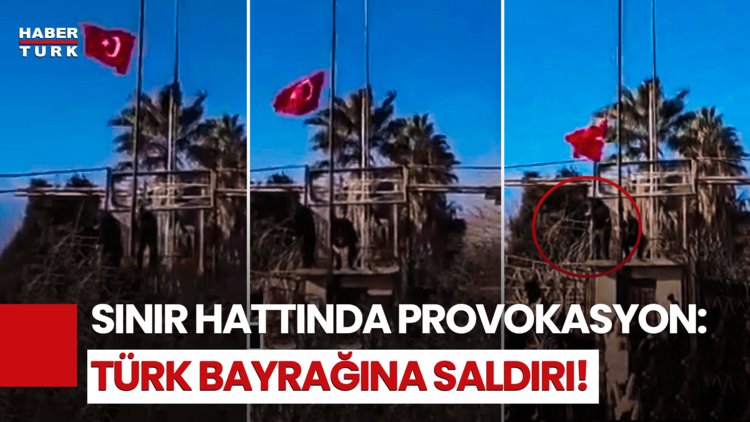 Nusaybin Sınır Hattında Türk Bayrağına Hain Saldırı! Tepkiler Çığ Gibi!